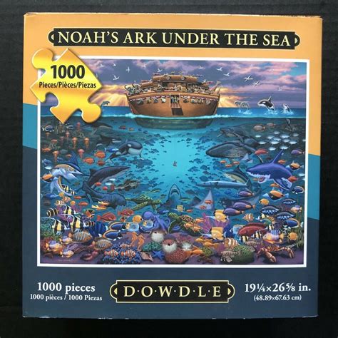 If you enjoy art this noah ark jigsaw puzzle by dowdle folk art is really quite charming. Dowdle Jigsaw Puzzle Noahs Ark Under the Sea 1000 Pieces # ...