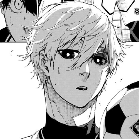 An Anime Character With Blonde Hair Holding A Soccer Ball And Looking