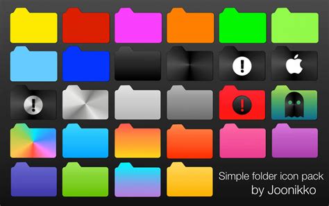 Simple Folder Icon Pack By Joonikko On Deviantart