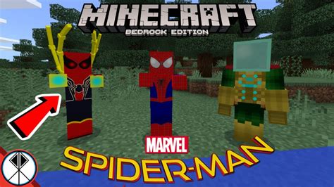 Minecraft Spider Man Addon Mcpebedrockxbox Edition