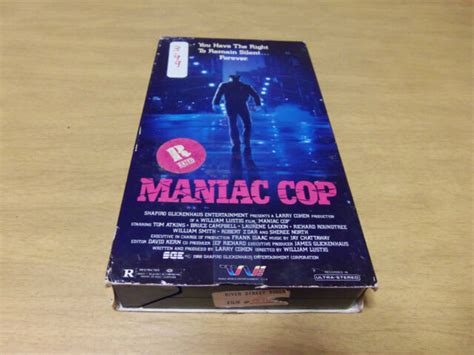 maniac cop original vhs film rare horror slasher bruce campbell 1988 w 92400 hot sex picture