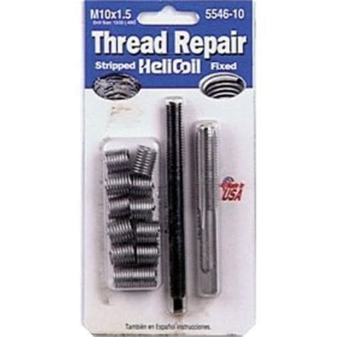 Helicoil 5546 10 M10 X 15 Metric Coarse Thread Repair Kit Walmart