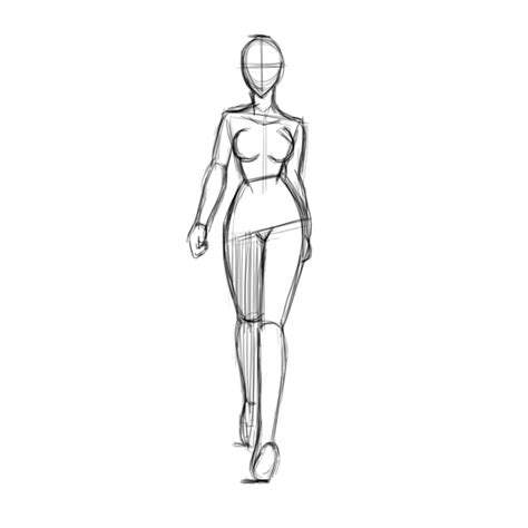 Walk Cycle Of A Woman Fashion Art Reference Walking Animation Art Reference Poses