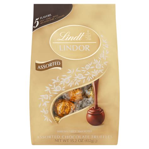Save On Lindt Lindor Assorted 5 Flavors Chocolate Candy Truffles Order Online Delivery Martins