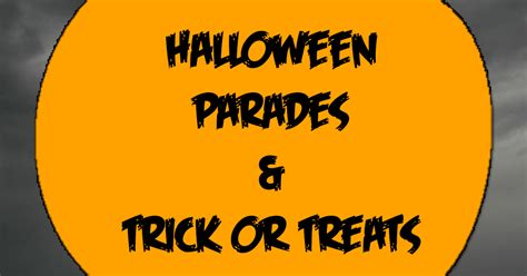 Schuylkill County Halloween Trick Or Treat Parade Schedule For 2019