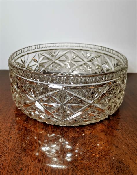 Pair Of Antique Crystal Fruit Bowls Heritage Antiques