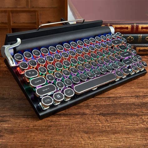 Retro Typewriter Keyboard 7keys Electric Typewriter Vintage With