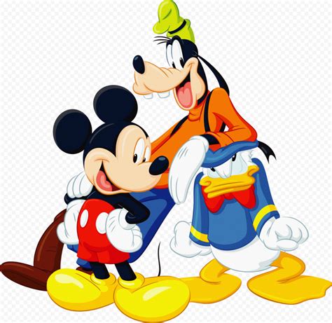 Mickey Mouse Goofy And Donald Duck Image Png Citypng
