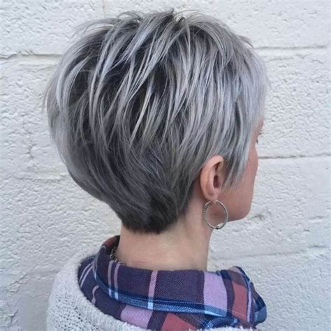 That said, heavy hair can be a struggle. 25 Grey Short Hairstyles for Women in 2020 | Short ...