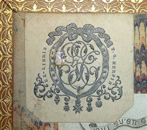 Bookplate of Tobie-Gustave Herpin (1820?-1900) | Bookplate o… | Flickr