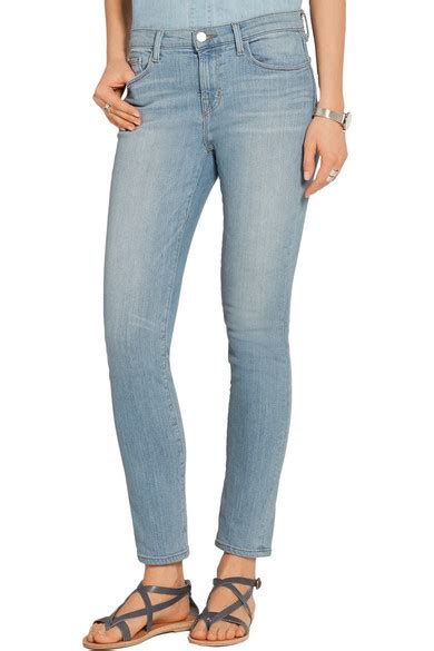 J Brand Mid Rise Skinny Jeans Net A Porter Com