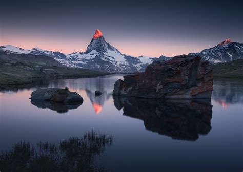 Wallpaper Nature Landscape Reflection Matterhorn Karol