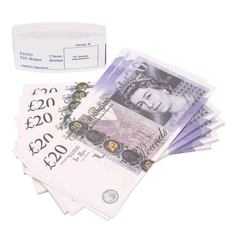 Also prop money is often refer to as fake money bills. Fake British Pounds For Sale|Prop Money UK Pounds GBP Bank 20 Notes | Play money, Toy money ...