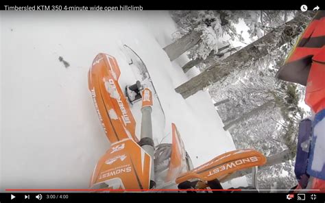The mountain horse snow bike kit turns a dirt bike into a radical snow machine! Video: Four Minute Timbersled Hillclimb On our KTM 350 ...