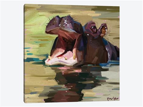 Be the first to review hippo canvas art cancel reply. Purple Hippo Canvas Art Print by Teddi Parker | iCanvas