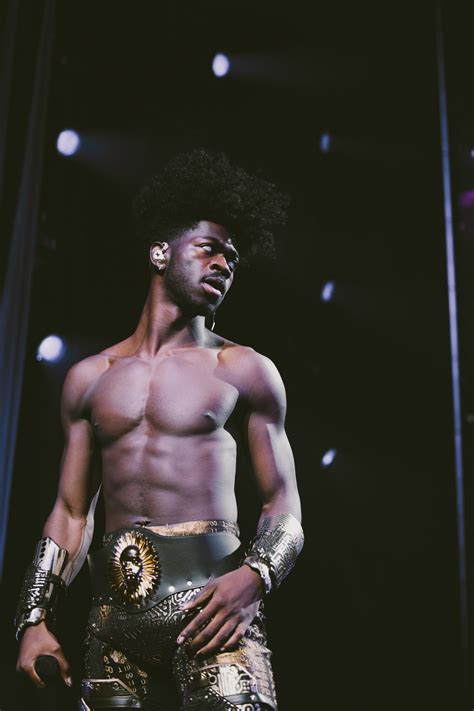 Lil Nas Xs Debut Tour Wardrobe Features Custom Codpieces And Football