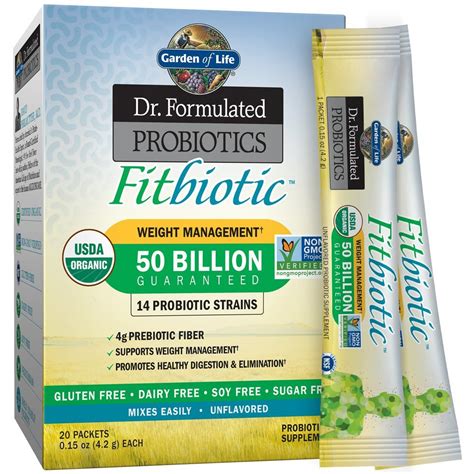 Buy Garden Of Life Dr Formulated Probiotics Fitbiotic Powder 50