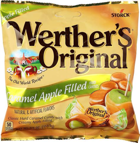 Werthers Original Caramel Apple Filled Hard Candies 55 Oz Amazonca