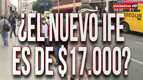 100% del registro social de hogares (rsh), es decir el 90% de la población del país, el cual se pagara en junio, julio y agosto. IFE 17000 Ppeso 🥇 Como antotarce IFE 17000 Pesos