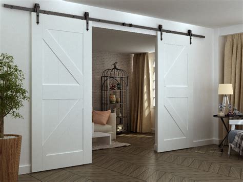 When homeowners first hear about the possibility of using barn doors as interior doors in their home, the initial image that springs to mind may be substantially different than the reality. Aliexpress.com : Buy DIYHD 12FT arrow wheel double sliding ...