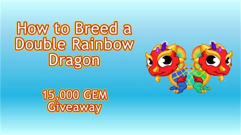How To Breed A Double Rainbow Dragon Dragonvale And 15k