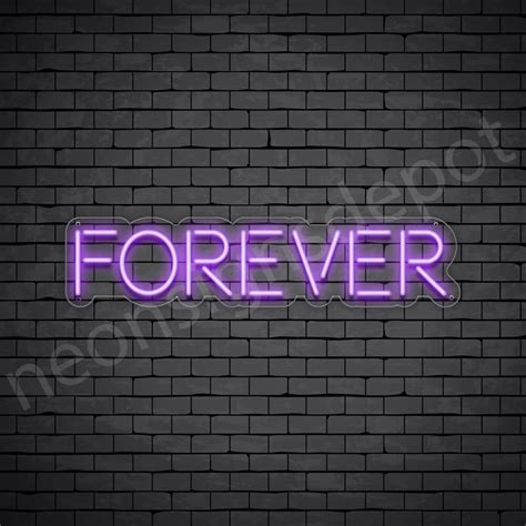 Forever V4 Neon Sign Neon Signs Depot