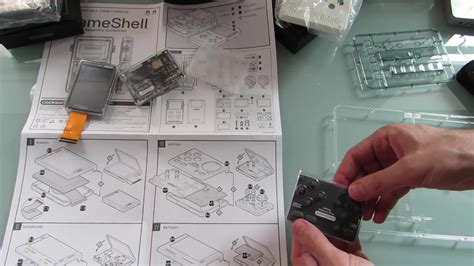 Gameshell Modular Diy Handheld Game Console Unboxing Assembly And