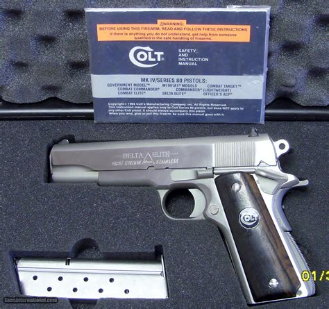 Colt First Edition Delta Elite Stainless