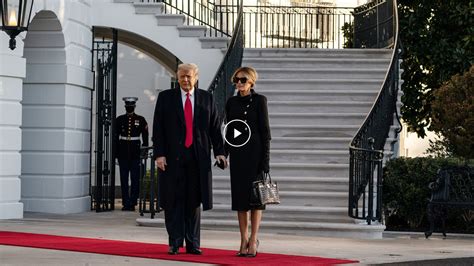 Watch President Trumps Final White House Departure The New York Times