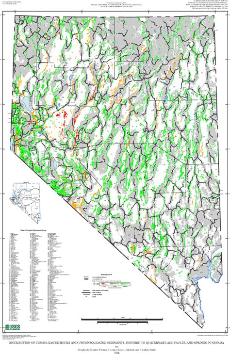 Usgs Sir 2004 5131 Hydrogeology And Hydrologic Landscape Regions Of Nevada