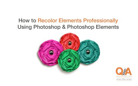 How To Recolor Elements Professionally Using Photoshop Or Photoshop