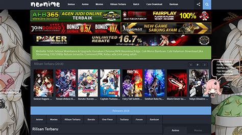 Situs Nonton Anime Subtitle Bahasa Indonesia Terbaik No