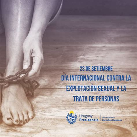 día internacional contra la explotación sexual y la trata de personas sdh