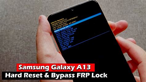 Samsung Galaxy A13 Hard Reset Bypass FRP Lock Google Account ICTfix