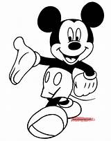 Mickey Coloring Mouse Pages Pdf Book Disney sketch template