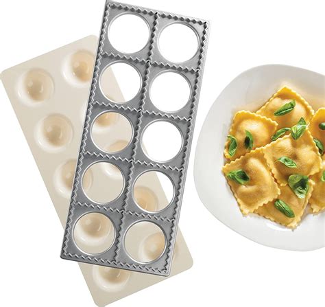 Ravioli Mold With Extra Large 1 34 Inch Squares Authentic Ravioli