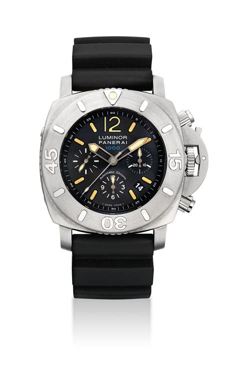 Panerai A Stainless Steel Special Edition Cushion Shaped Automatic