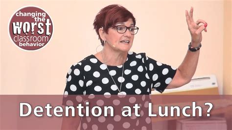 The Way I Do Lunch Detention Youtube