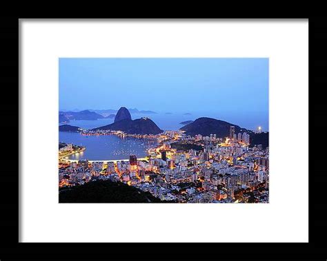 Rio De Janeiro Beautiful City Framed Print By ©ricardo Barbieri