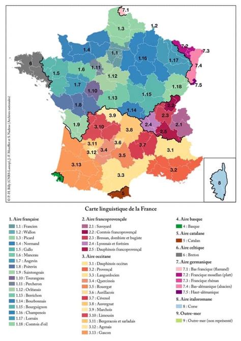 Carte Linguistique De La France Carte De France Carte Les Régions