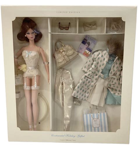 Lot 1 Silkstone Continental Holiday Barbie T Set As A Part Of