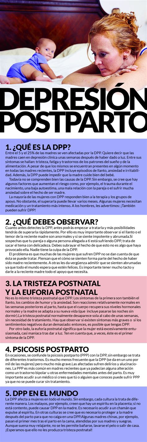 Cinco Datos Básicos Sobre La Depresión Postparto Entretantomagazine