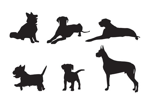 Free Vector Dog Silhouette Vectors Download Free Vector Art Stock