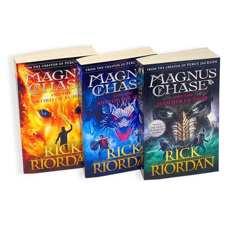 Magnus Chase And The Gods Of Asgard Series Collection 3 Books Set By R Lowplex