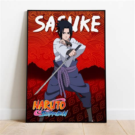 Sasuke Poster Naruto Shippuden Customprinthaus
