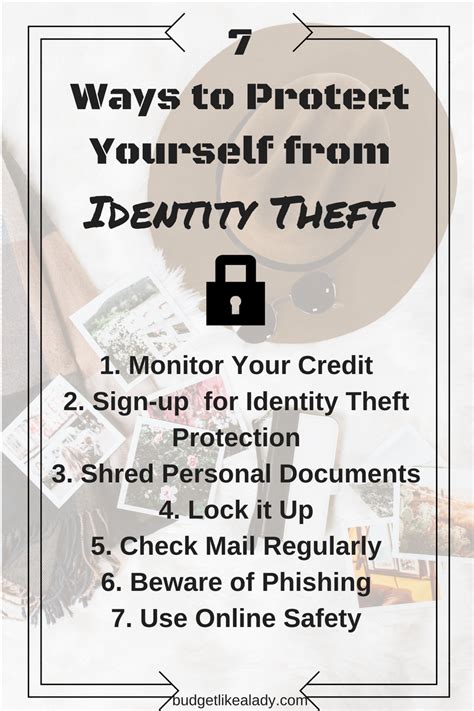 7 Ways To Protect Yourself From Identity Theft Budget Like A Lady