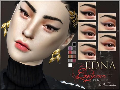 Sims 4 Ccs The Best Eyeliner By Pralinesims