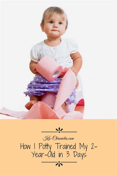 How To Potty Train Your 2 Year Old In 3 Days Potty Training Kids