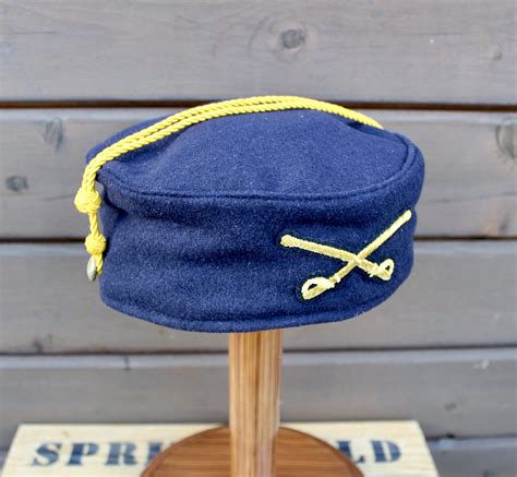 1870 1880 Cavalry Officer Pillbox Hat Civil War Sutler