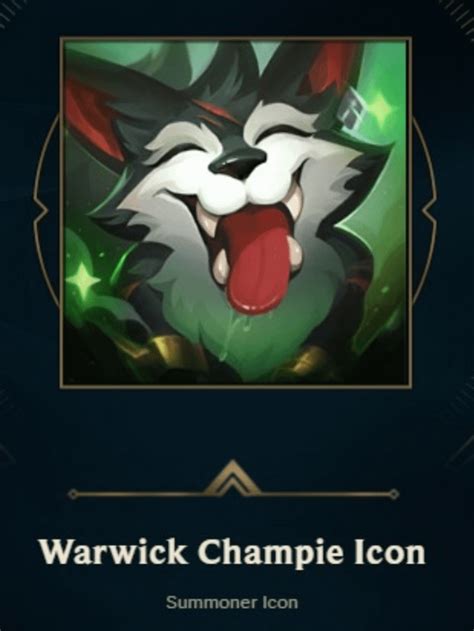 I Just Got Our Good Bois Champie Icon On My 4th Try Rwarwickmains
